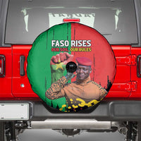 Ibrahim Traore Spare Tire Cover Faso Rises Our Soil Our Rules