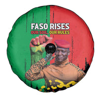 Ibrahim Traore Spare Tire Cover Faso Rises Our Soil Our Rules