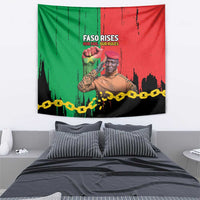 Ibrahim Traore Tapestry Faso Rises Our Soil Our Rules