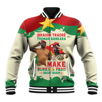 Ibrahim Traore Thomas Sankara Baseball Jacket Make Burkina Faso Great Again