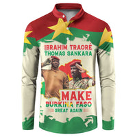 Ibrahim Traore Thomas Sankara Button Sweatshirt Make Burkina Faso Great Again