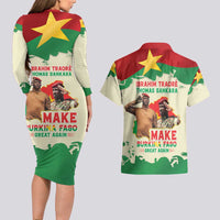 Ibrahim Traore Thomas Sankara Couples Matching Long Sleeve Bodycon Dress and Hawaiian Shirt Make Burkina Faso Great Again