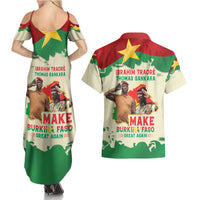 Ibrahim Traore Thomas Sankara Couples Matching Summer Maxi Dress and Hawaiian Shirt Make Burkina Faso Great Again