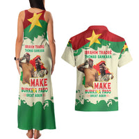 Ibrahim Traore Thomas Sankara Couples Matching Tank Maxi Dress and Hawaiian Shirt Make Burkina Faso Great Again