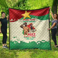Ibrahim Traore Thomas Sankara Quilt Make Burkina Faso Great Again