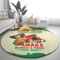 Ibrahim Traore Thomas Sankara Round Carpet Make Burkina Faso Great Again