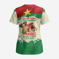 Ibrahim Traore Thomas Sankara Scrub Top Make Burkina Faso Great Again - Wonder Print Shop