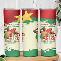 Ibrahim Traore Thomas Sankara Skinny Tumbler Make Burkina Faso Great Again