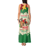 Ibrahim Traore Thomas Sankara Tank Maxi Dress Make Burkina Faso Great Again