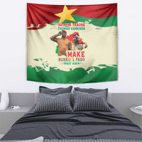 Ibrahim Traore Thomas Sankara Tapestry Make Burkina Faso Great Again