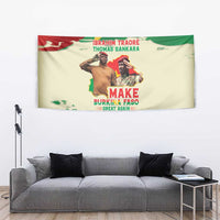 Ibrahim Traore Thomas Sankara Tapestry Make Burkina Faso Great Again