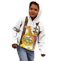 Happy Eritrea New Year Kid Hoodie Adey Abeba Flower With Habesha Tilet Pattern - Wonder Print Shop