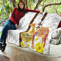 Happy Eritrea New Year Quilt Adey Abeba Flower With Habesha Tilet Pattern - Wonder Print Shop