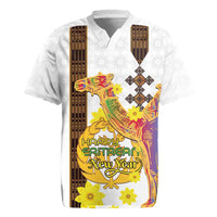 Happy Eritrea New Year Rugby Jersey Adey Abeba Flower With Habesha Tilet Pattern - Wonder Print Shop