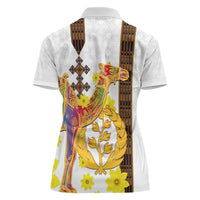 Happy Eritrea New Year Women Polo Shirt Adey Abeba Flower With Habesha Tilet Pattern - Wonder Print Shop