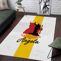 Angola National Heroes Day Area Rug Agostinho Neto With Map - Wonder Print Shop