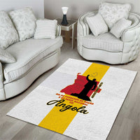 Angola National Heroes Day Area Rug Agostinho Neto With Map - Wonder Print Shop