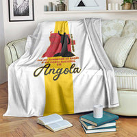 Angola National Heroes Day Blanket Agostinho Neto With Map - Wonder Print Shop