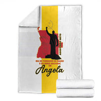Angola National Heroes Day Blanket Agostinho Neto With Map - Wonder Print Shop