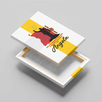 Angola National Heroes Day Canvas Wall Art Agostinho Neto With Map - Wonder Print Shop