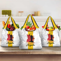 Angola National Heroes Day Grocery Bag Agostinho Neto With Map - Wonder Print Shop