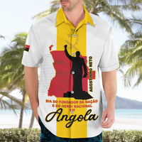 Personalized Angola National Heroes Day Hawaiian Shirt Agostinho Neto With Map - Wonder Print Shop