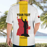 Personalized Angola National Heroes Day Hawaiian Shirt Agostinho Neto With Map - Wonder Print Shop