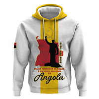 Personalized Angola National Heroes Day Hoodie Agostinho Neto With Map - Wonder Print Shop