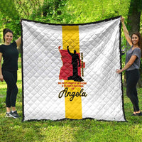 Angola National Heroes Day Quilt Agostinho Neto With Map - Wonder Print Shop