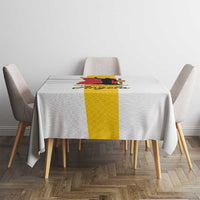 Angola National Heroes Day Tablecloth Agostinho Neto With Map - Wonder Print Shop