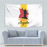 Angola National Heroes Day Tapestry Agostinho Neto With Map - Wonder Print Shop