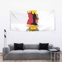 Angola National Heroes Day Tapestry Agostinho Neto With Map - Wonder Print Shop
