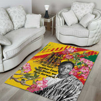 Personalized Ghana Kwame Nkrumah Memorial Day Area Rug With Mausoleum - Wonder Print Shop
