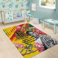 Personalized Ghana Kwame Nkrumah Memorial Day Area Rug With Mausoleum - Wonder Print Shop