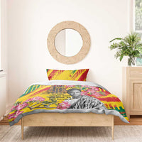 Personalized Ghana Kwame Nkrumah Memorial Day Bedding Set With Mausoleum - Wonder Print Shop