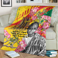 Personalized Ghana Kwame Nkrumah Memorial Day Blanket With Mausoleum - Wonder Print Shop