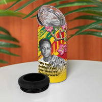 Personalized Ghana Kwame Nkrumah Memorial Day 4 in 1 Can Cooler Tumbler With Mausoleum - Wonder Print Shop