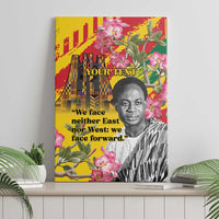 Personalized Ghana Kwame Nkrumah Memorial Day Canvas Wall Art With Mausoleum - Wonder Print Shop