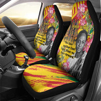 Personalized Ghana Kwame Nkrumah Memorial Day Car Seat Cover With Mausoleum - Wonder Print Shop