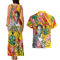 Personalized Ghana Kwame Nkrumah Memorial Day Couples Matching Tank Maxi Dress and Hawaiian Shirt With Mausoleum - Wonder Print Shop