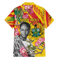 Personalized Ghana Kwame Nkrumah Memorial Day Family Matching Long Sleeve Bodycon Dress and Hawaiian Shirt With Mausoleum - Wonder Print Shop