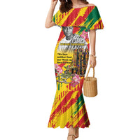 Personalized Ghana Kwame Nkrumah Memorial Day Family Matching Mermaid Dress and Hawaiian Shirt With Mausoleum - Wonder Print Shop