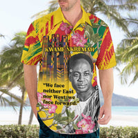 Personalized Ghana Kwame Nkrumah Memorial Day Hawaiian Shirt With Mausoleum - Wonder Print Shop