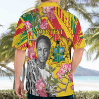 Personalized Ghana Kwame Nkrumah Memorial Day Hawaiian Shirt With Mausoleum - Wonder Print Shop