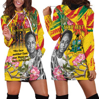 Personalized Ghana Kwame Nkrumah Memorial Day Hoodie Dress With Mausoleum - Wonder Print Shop