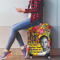Personalized Ghana Kwame Nkrumah Memorial Day Luggage Cover With Mausoleum - Wonder Print Shop