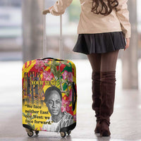 Personalized Ghana Kwame Nkrumah Memorial Day Luggage Cover With Mausoleum - Wonder Print Shop