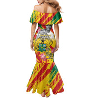 Personalized Ghana Kwame Nkrumah Memorial Day Mermaid Dress With Mausoleum - Wonder Print Shop