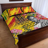 Personalized Ghana Kwame Nkrumah Memorial Day Quilt Bed Set With Mausoleum - Wonder Print Shop