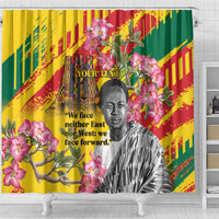 Personalized Ghana Kwame Nkrumah Memorial Day Shower Curtain With Mausoleum - Wonder Print Shop